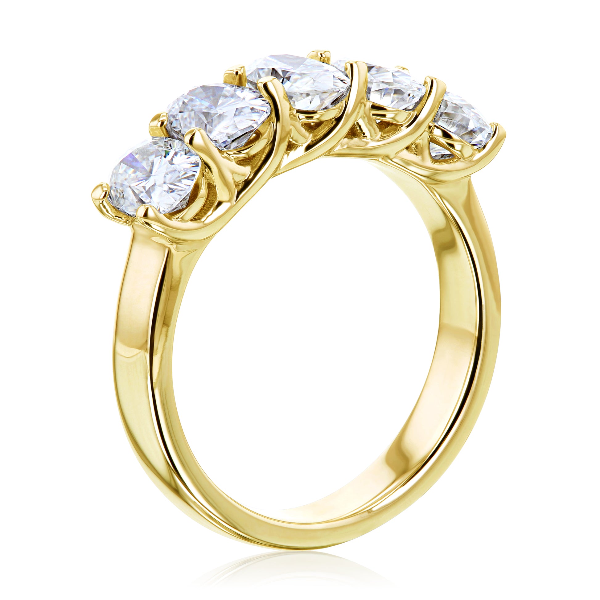 Kobelli The 5 Stone Trellis Oval Band