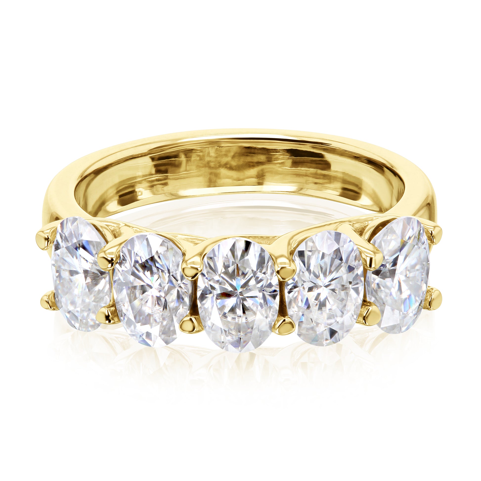 Kobelli The 5 Stone Trellis Oval Band