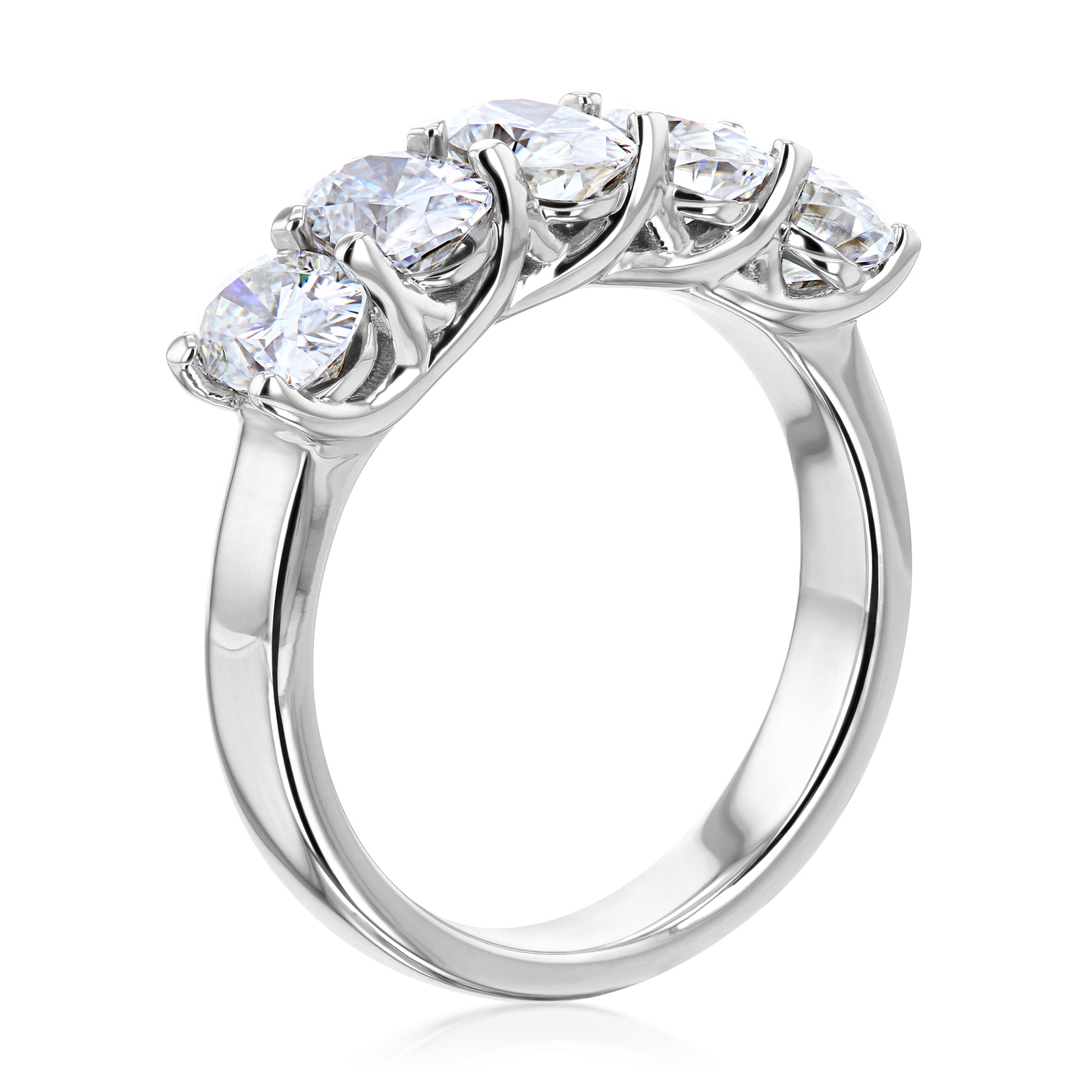 Kobelli The 5 Stone Trellis Oval Band