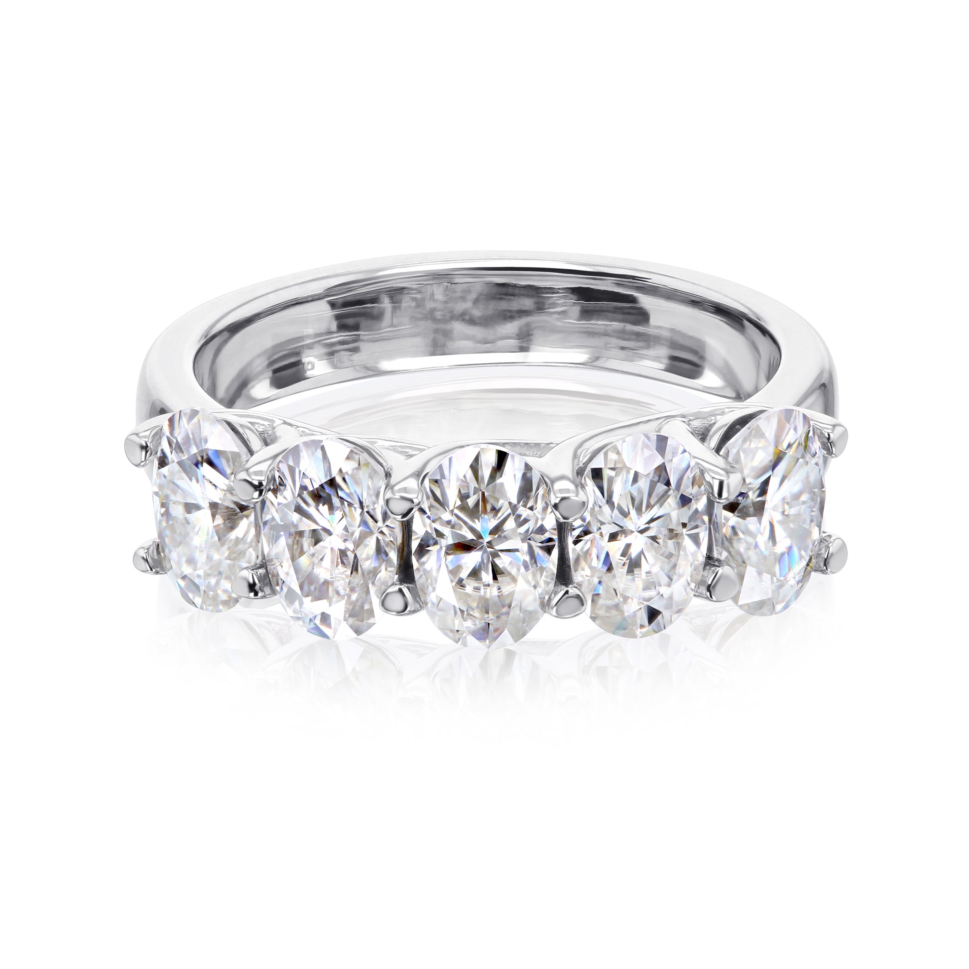 2.5 Carat Moissanite 5-Stone Elena Ring