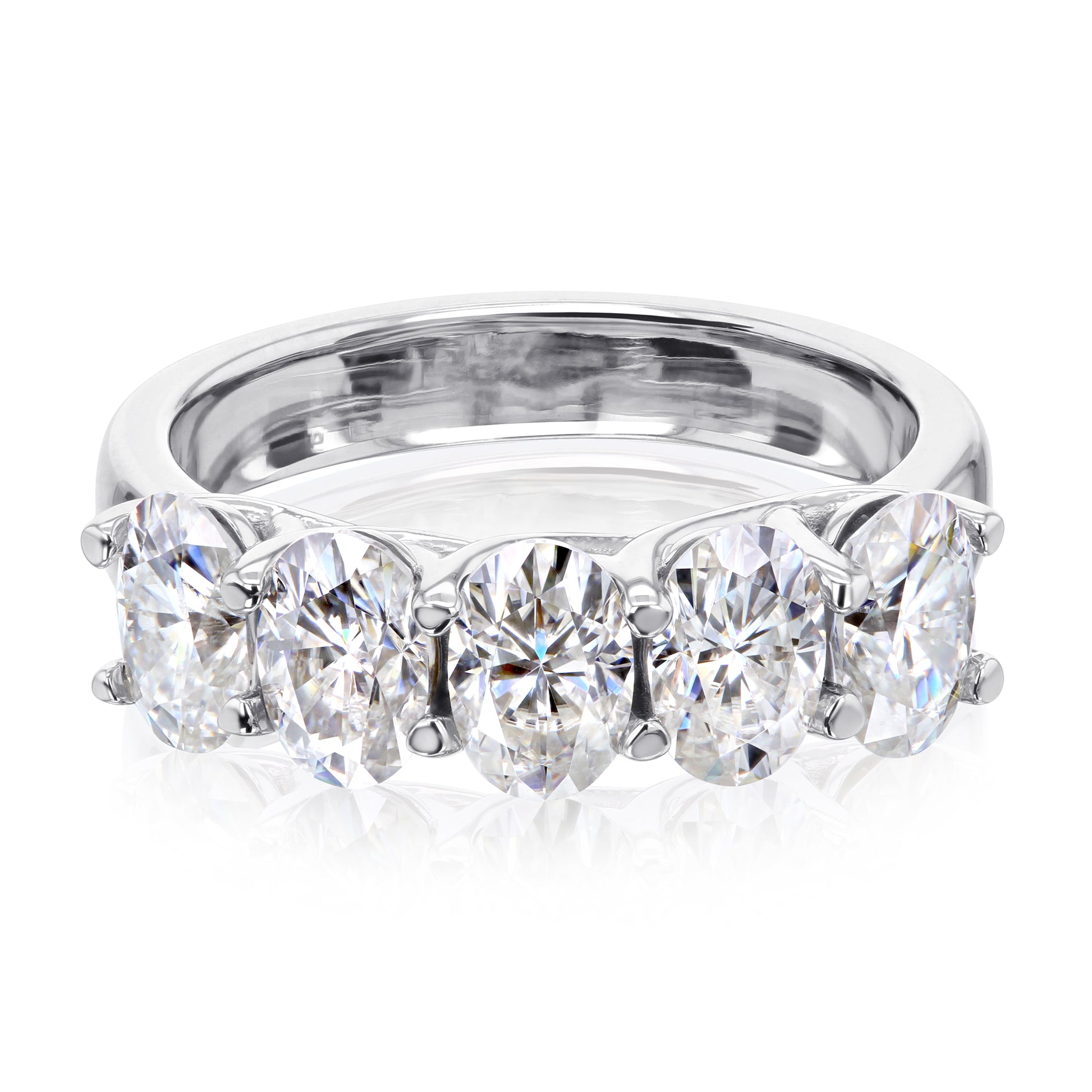 Kobelli The 5 Stone Trellis Oval Band