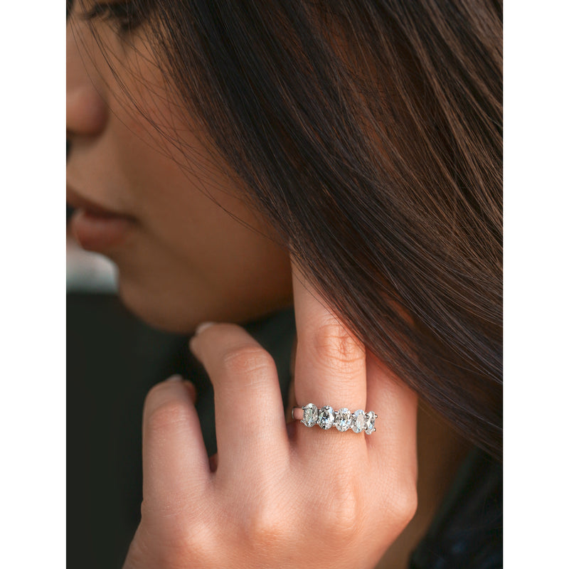 5 Stone Trellis Diamond Right Hand Ring | 2333