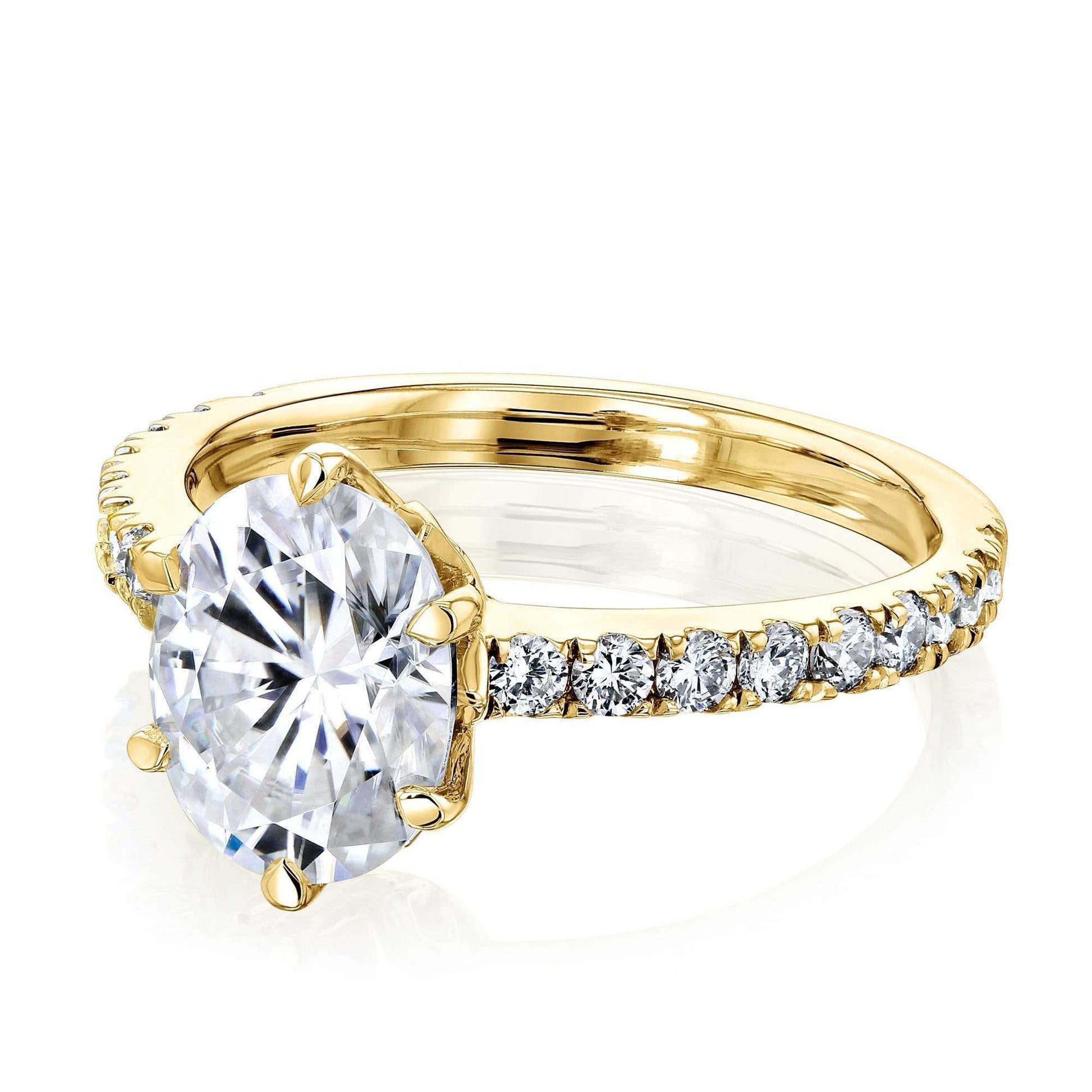 Kobelli 2.1ct Oval Moissanite Ring MZ62794OV-2E/4Y