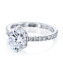 Kobelli 2.1ct Oval Moissanite Ring MZ62794OV-2E/4W