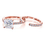 Kobelli 2.2ct Asscher Moissanite Bridal Set