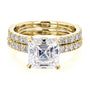 Kobelli 2.2ct Asscher Moissanite Bridal Set