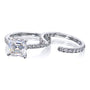 Kobelli 2.2ct Asscher Moissanite Bridal Set