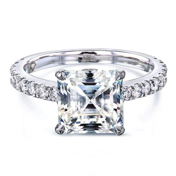 Kobelli 2.2ct Asscher Moissanite Ring MZ62796AS-E/4W