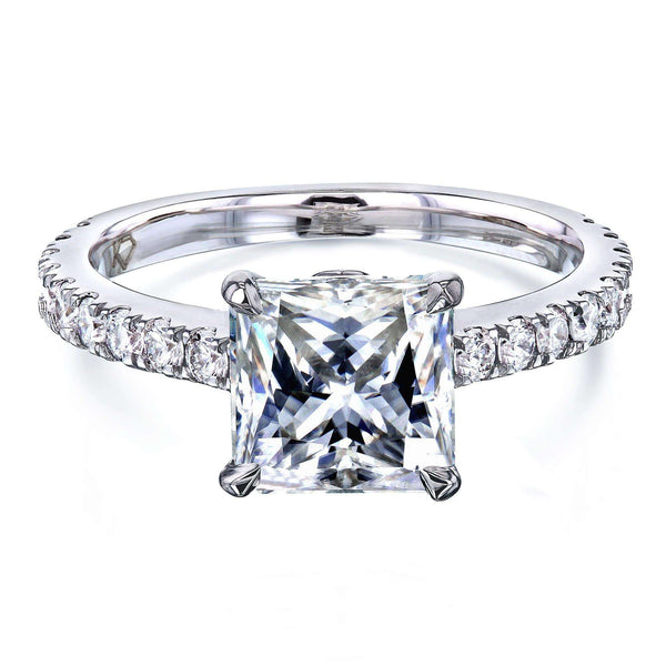 Kobelli 1.8ct Princess Moissanite Ring MZ62796P-E/4W