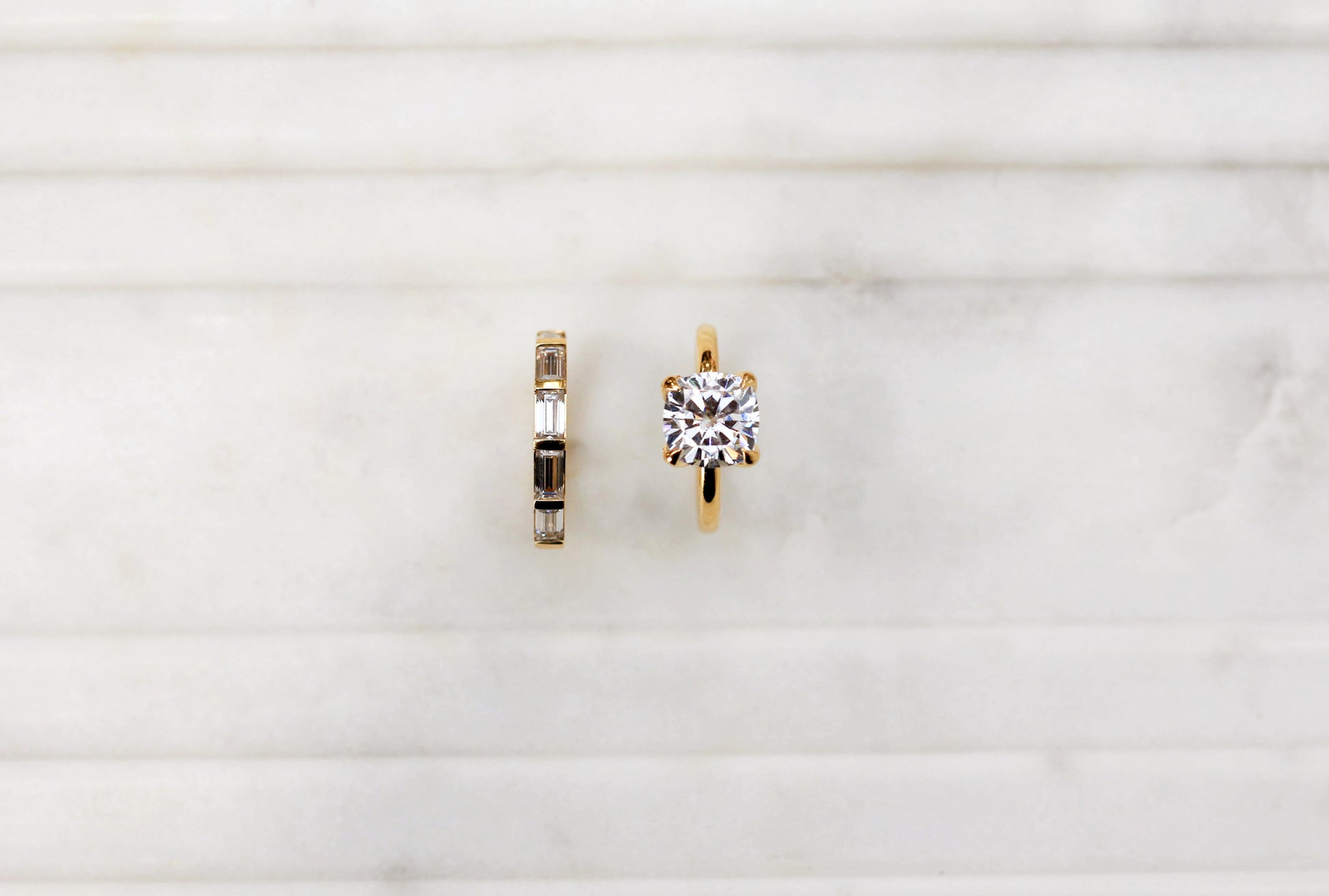 2.8 Carat Moissanite Solitaire Cushion Kyoto Ring