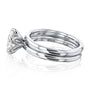 Kobelli 1.5ct Round Moissanite 6-Prong Solitaire Floating Bridal Set