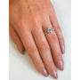 Kobelli 1.5ct Round Moissanite 6-Prong Solitaire Floating Bridal Set