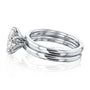 Kobelli 1.9ct Round Moissanite 6-Prong Solitaire Floating Bridal Set