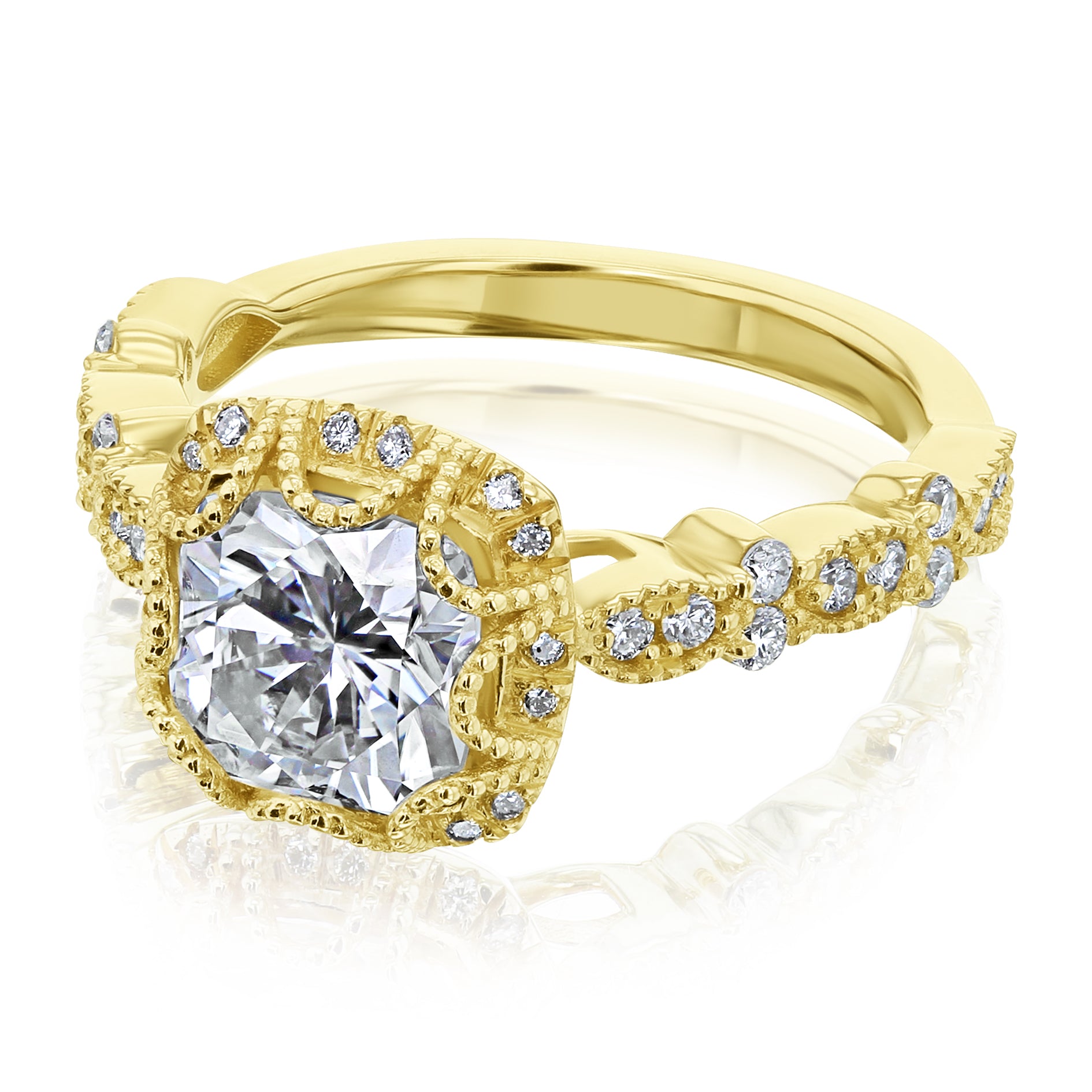 1.9 Carat Moissanite Colleen Ring