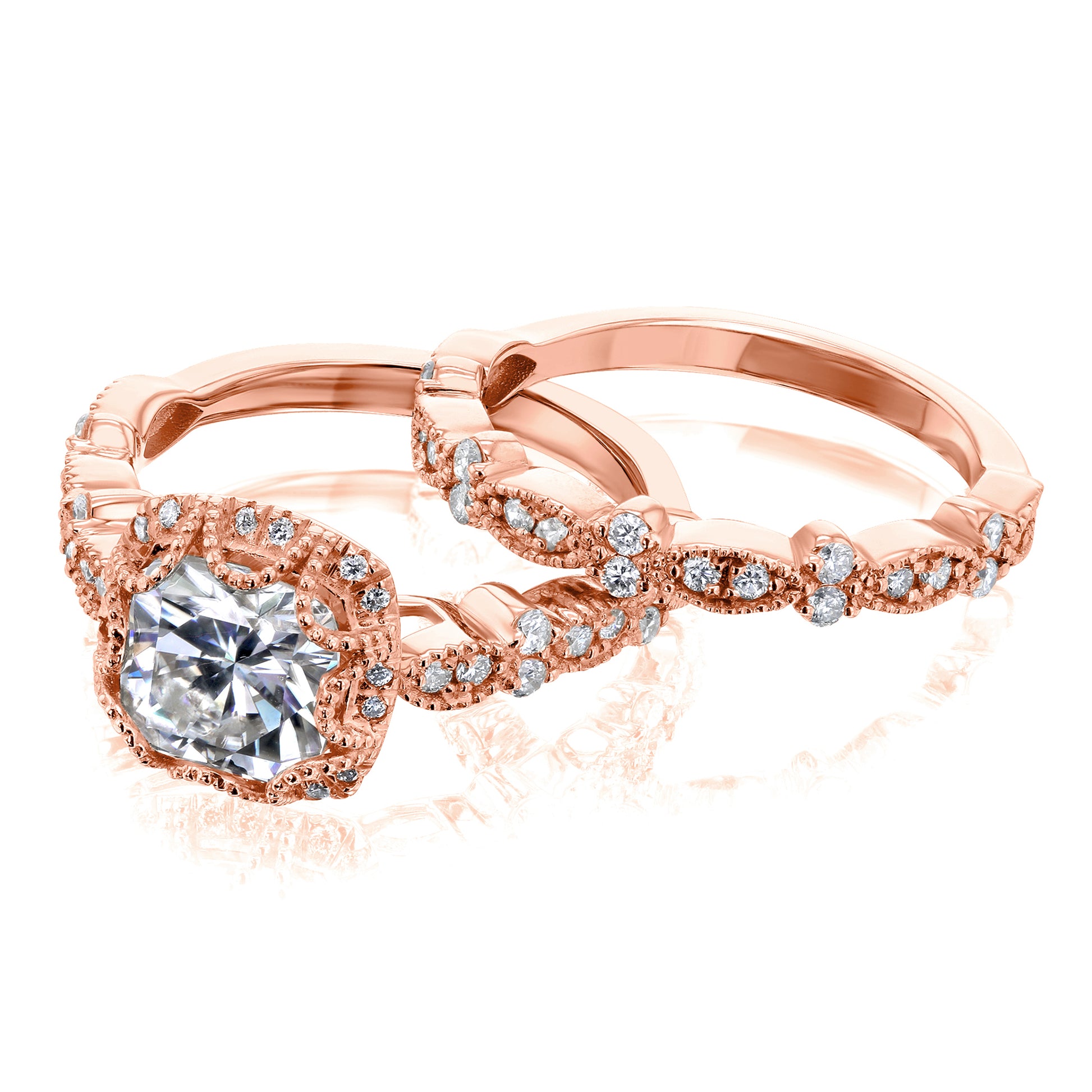 2.2 Carat Moissanite Colleen Bridal Set