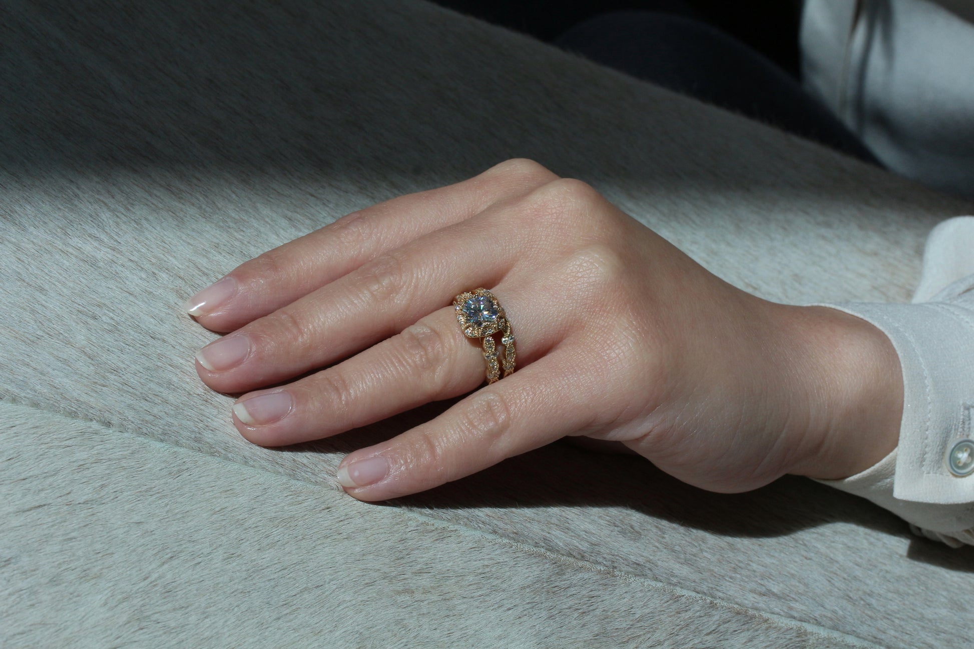 2.2 Carat Moissanite Colleen Bridal Set