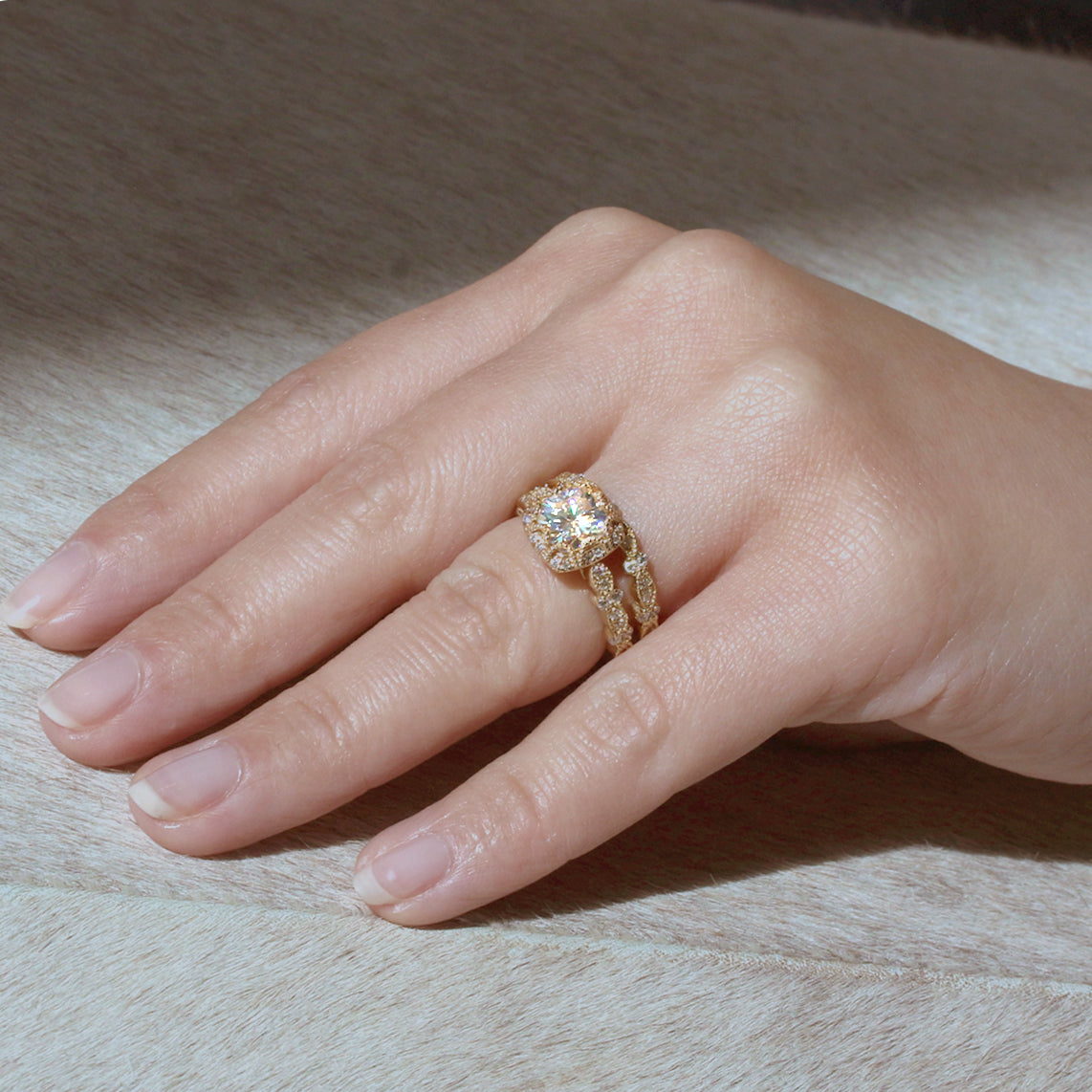2.2 Carat Moissanite Colleen Bridal Set