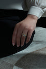 Colleen 1.70-Carat Cushion Halo Scallop Vintage Bridal Set