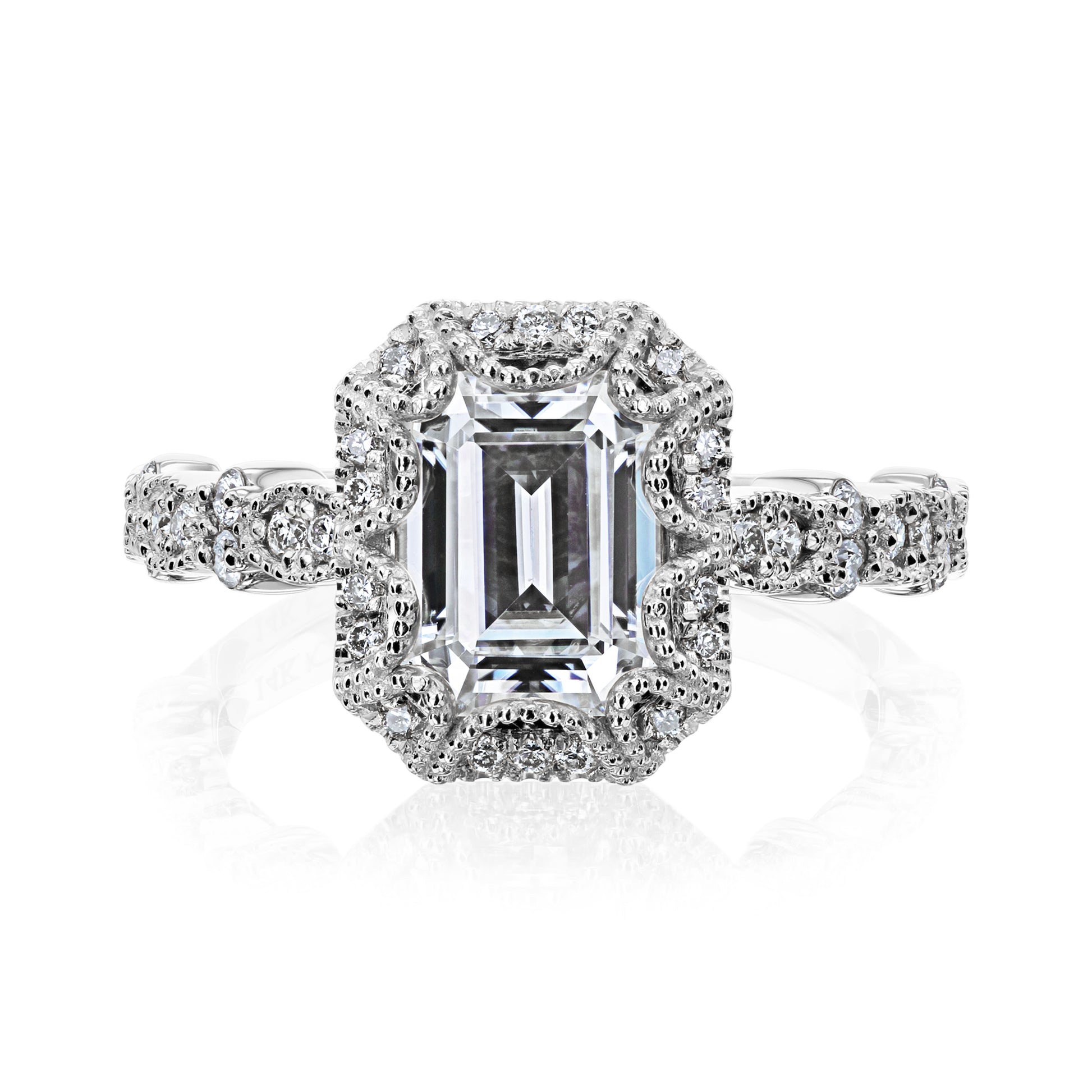 2 Carat Moissanite Easton Ring