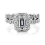 Kobelli 1.75ct Emerald Moissanite Bridal Set