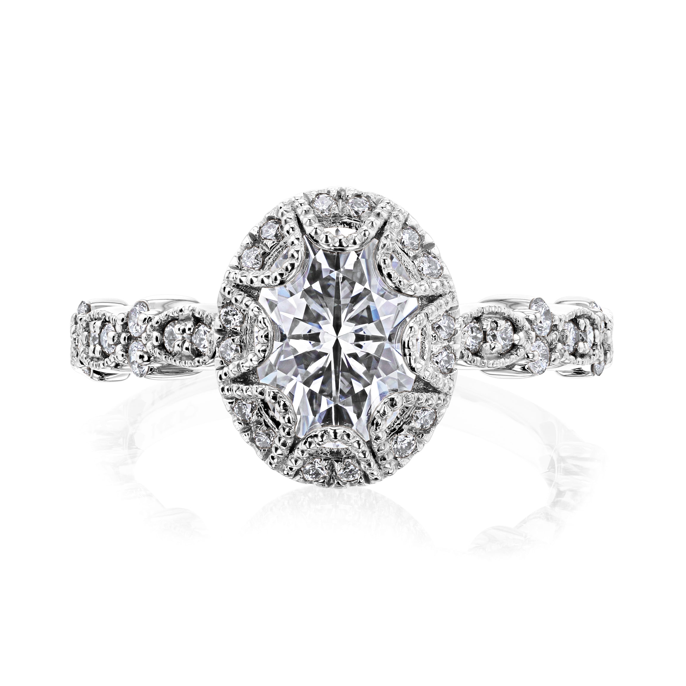 1.75 Carat Moissanite Omari Ring