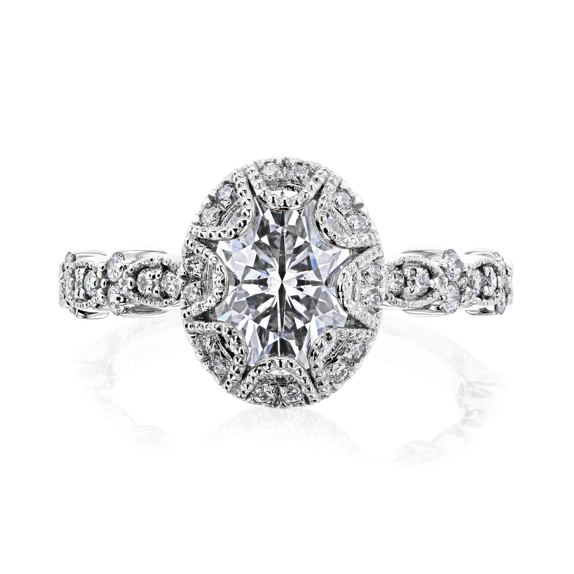 1.75 Carat Moissanite Omari Ring