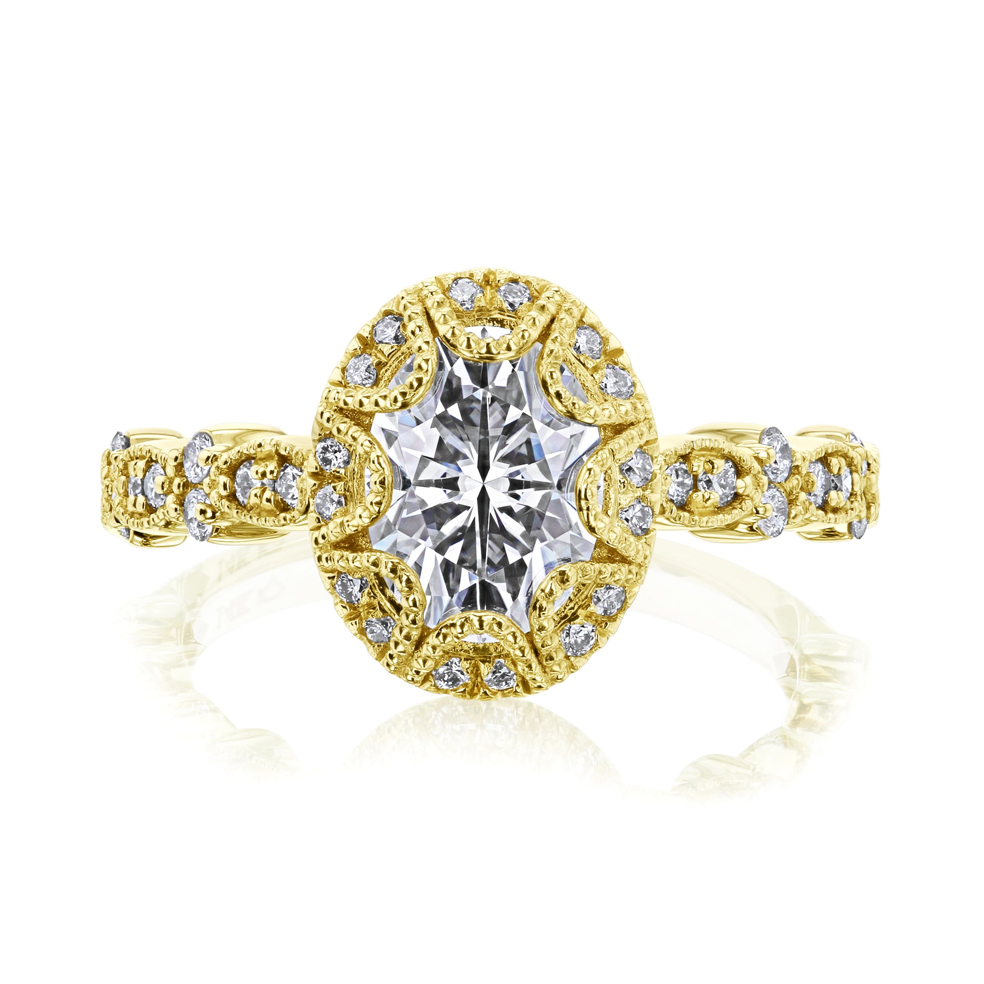 1.75 Carat Moissanite Omari Ring