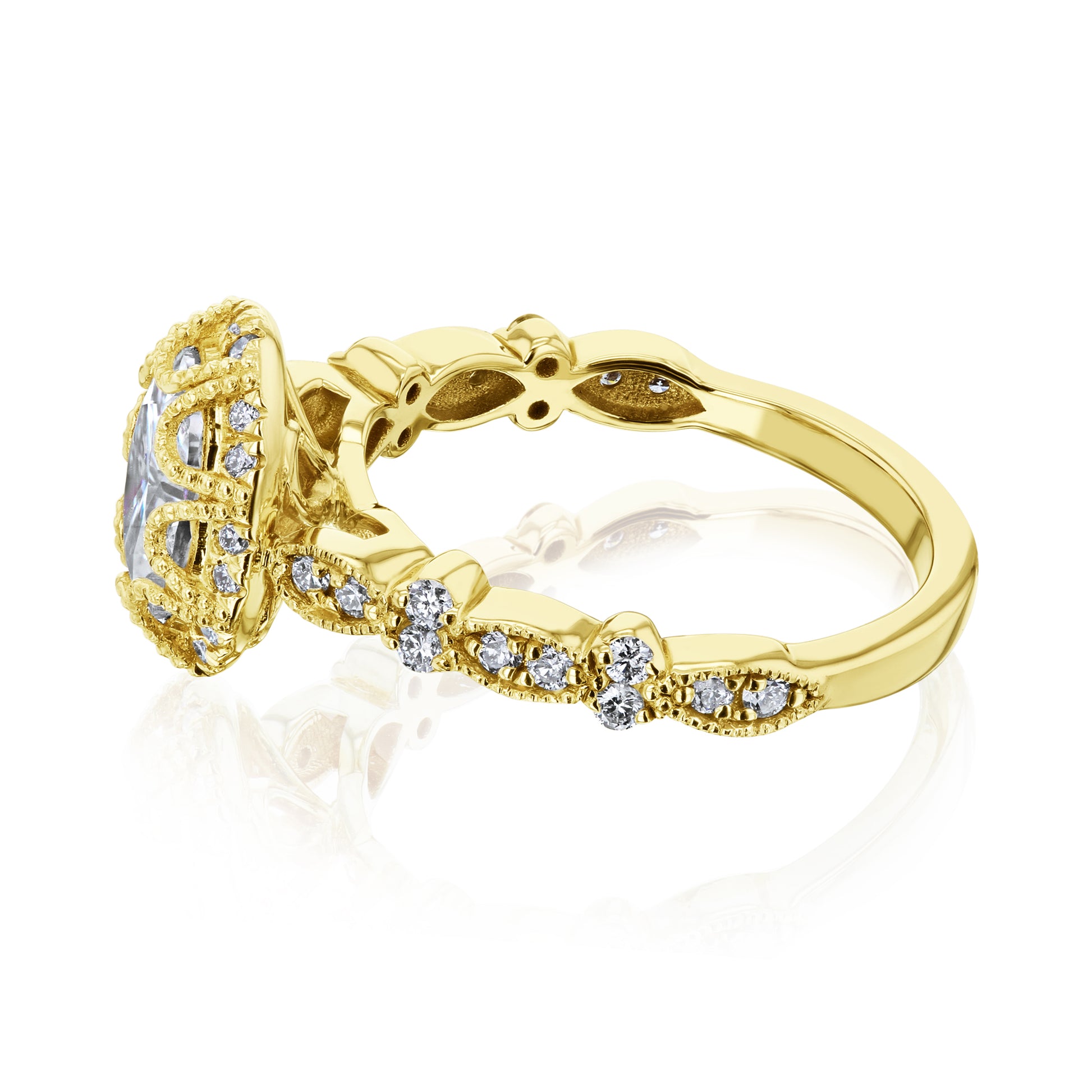 1.75 Carat Moissanite Omari Ring