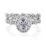 Kobelli 1.50ct Oval Moissanite Bridal Set