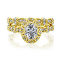 Kobelli 1.50ct Oval Moissanite Bridal Set