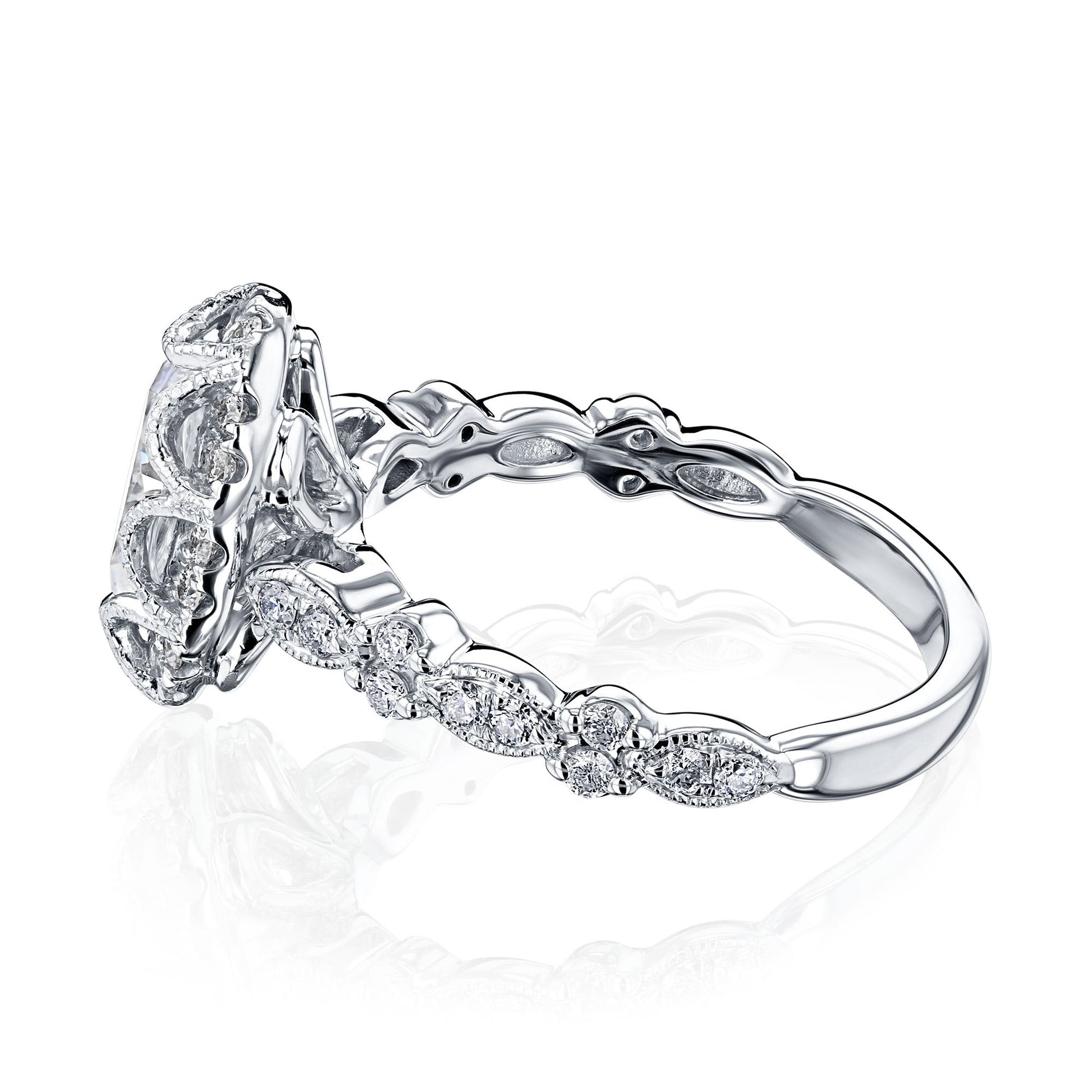 1.75 Carat Moissanite Omari Ring