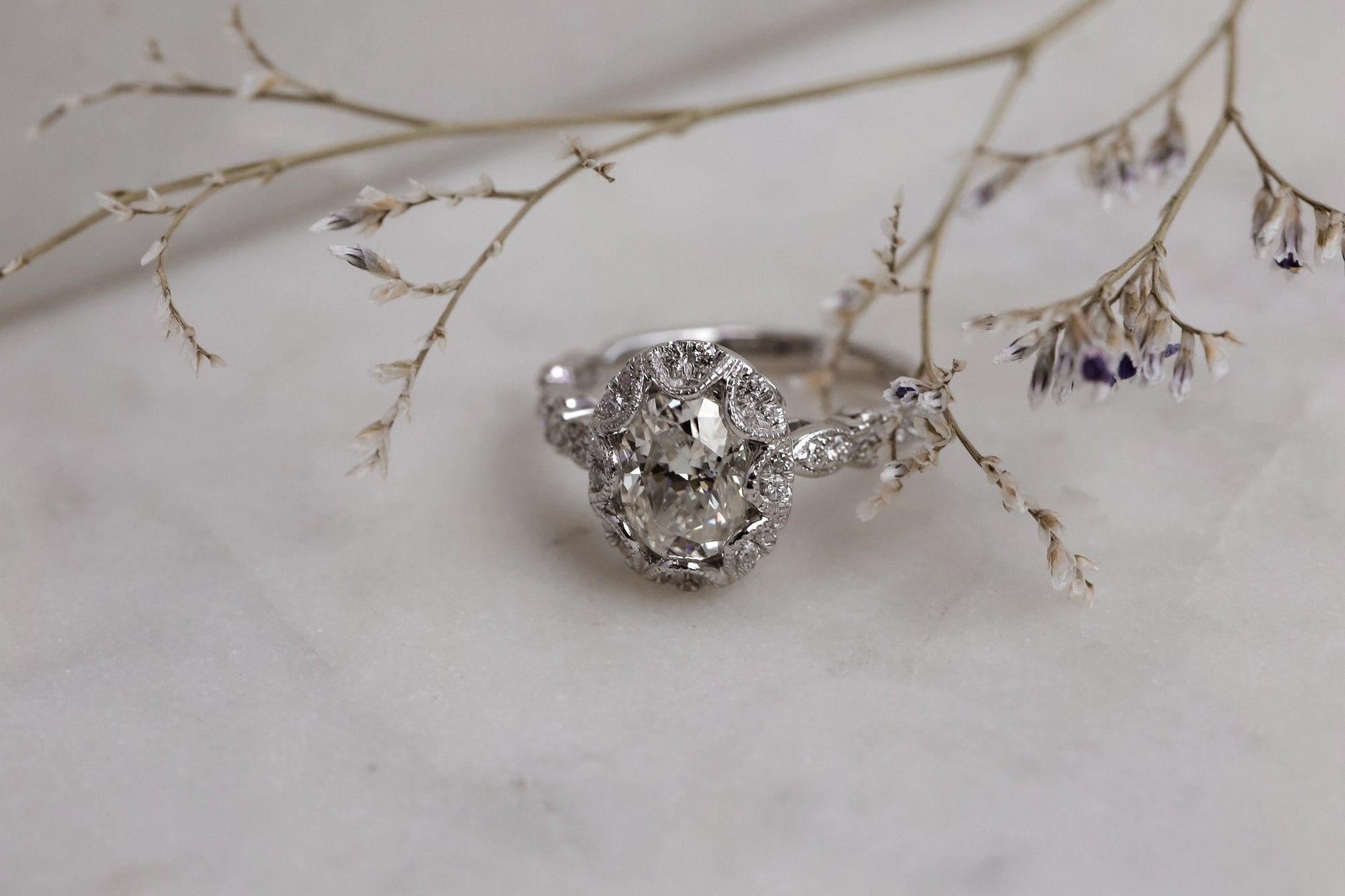 1.75 Carat Moissanite Omari Ring
