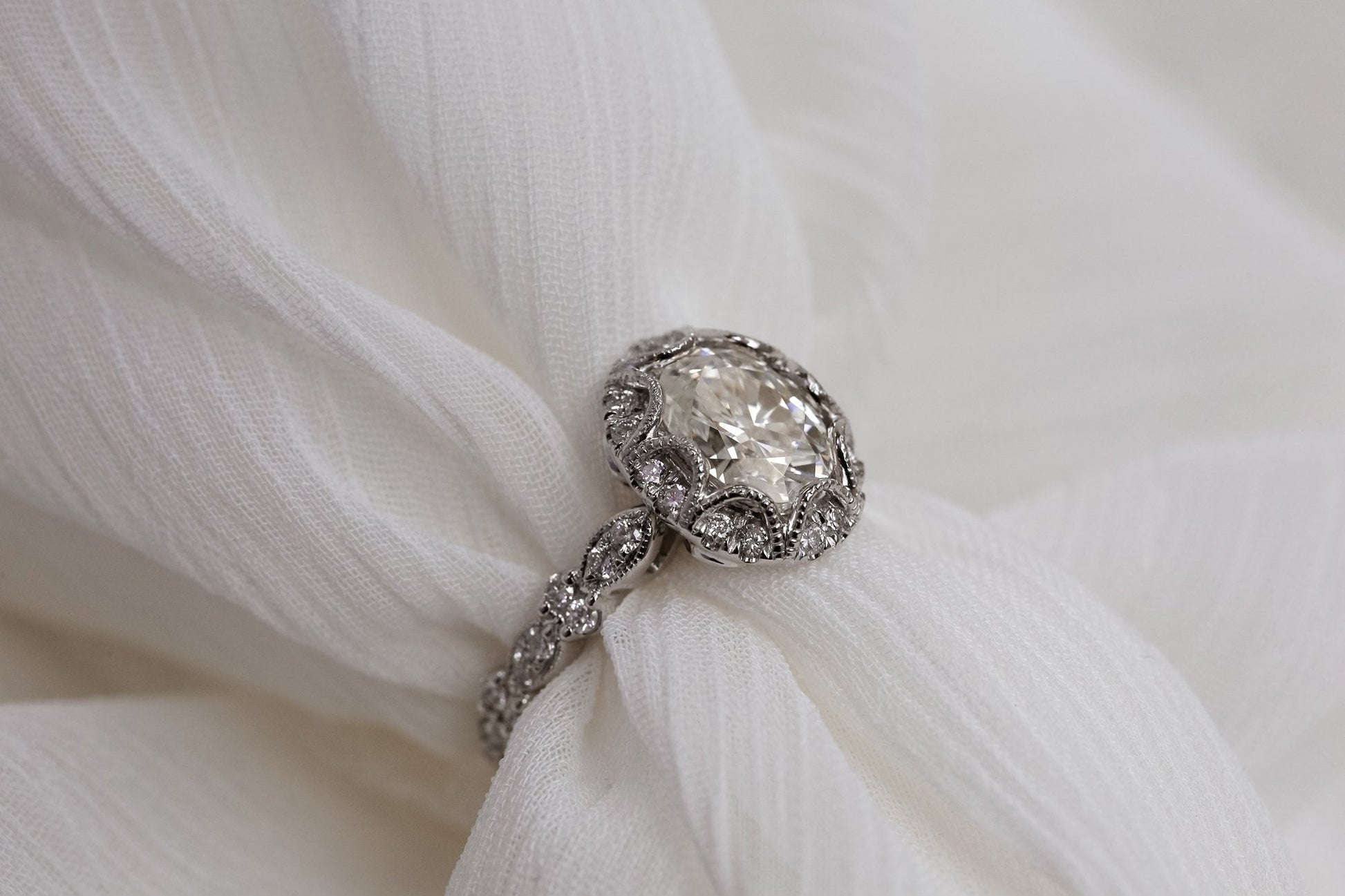 1.75 Carat Moissanite Omari Ring