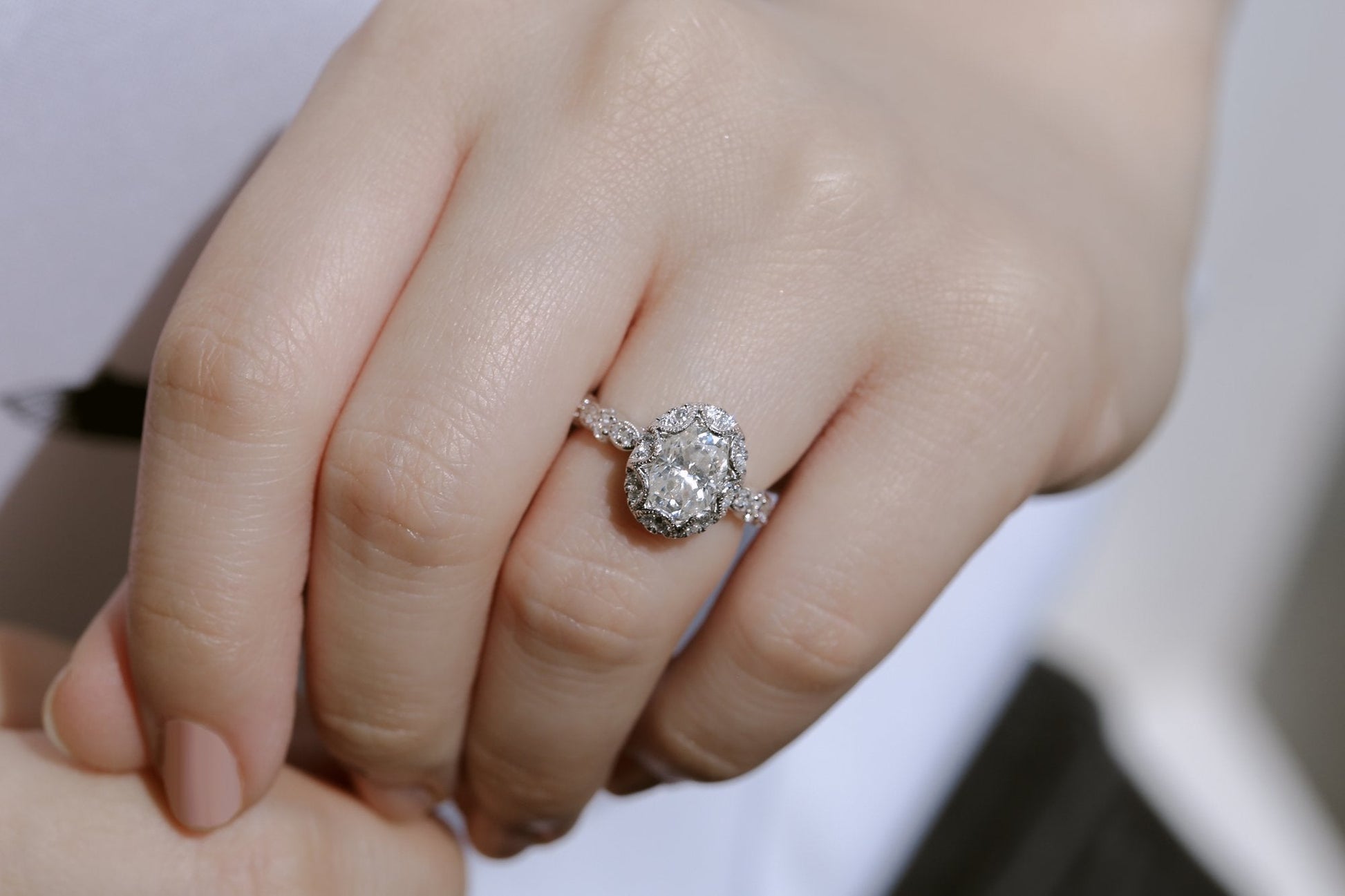 1.75 Carat Moissanite Omari Ring