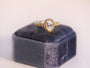 Kobelli Paisely 1.50-Carat Pear Halo Scallop Vintage Engagement Ring
