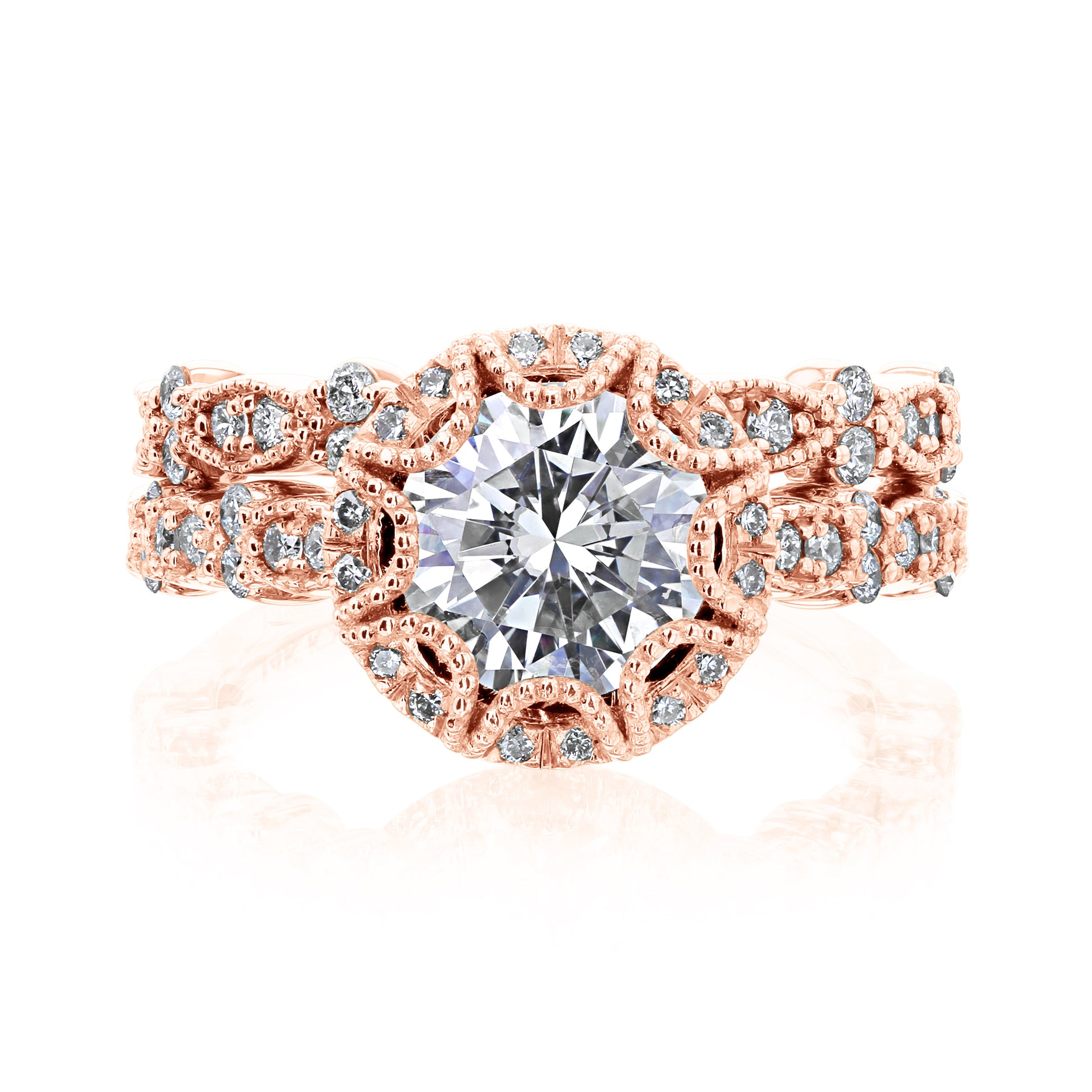 2 Carat Moissanite Rory Bridal Set