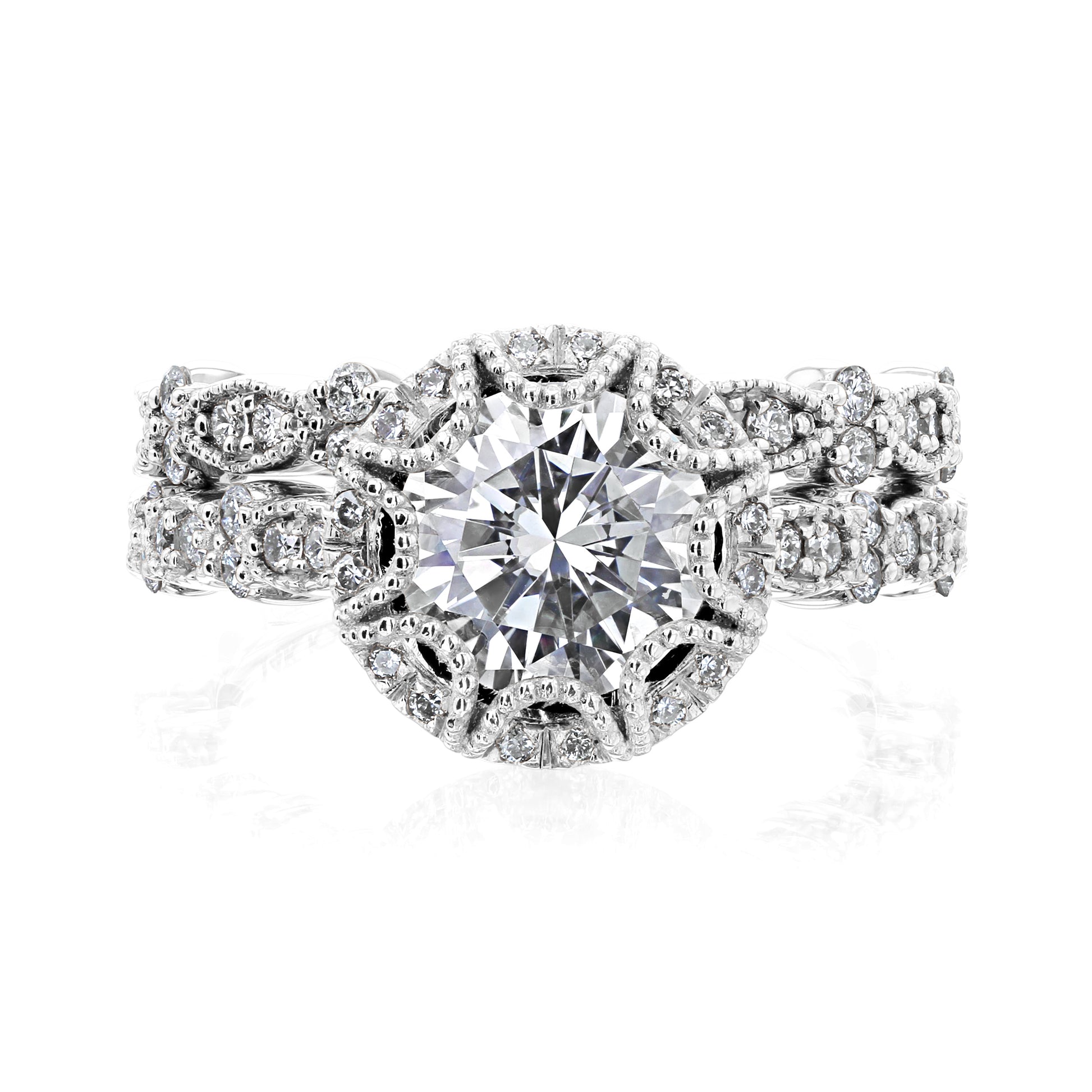 2 Carat Moissanite Rory Bridal Set