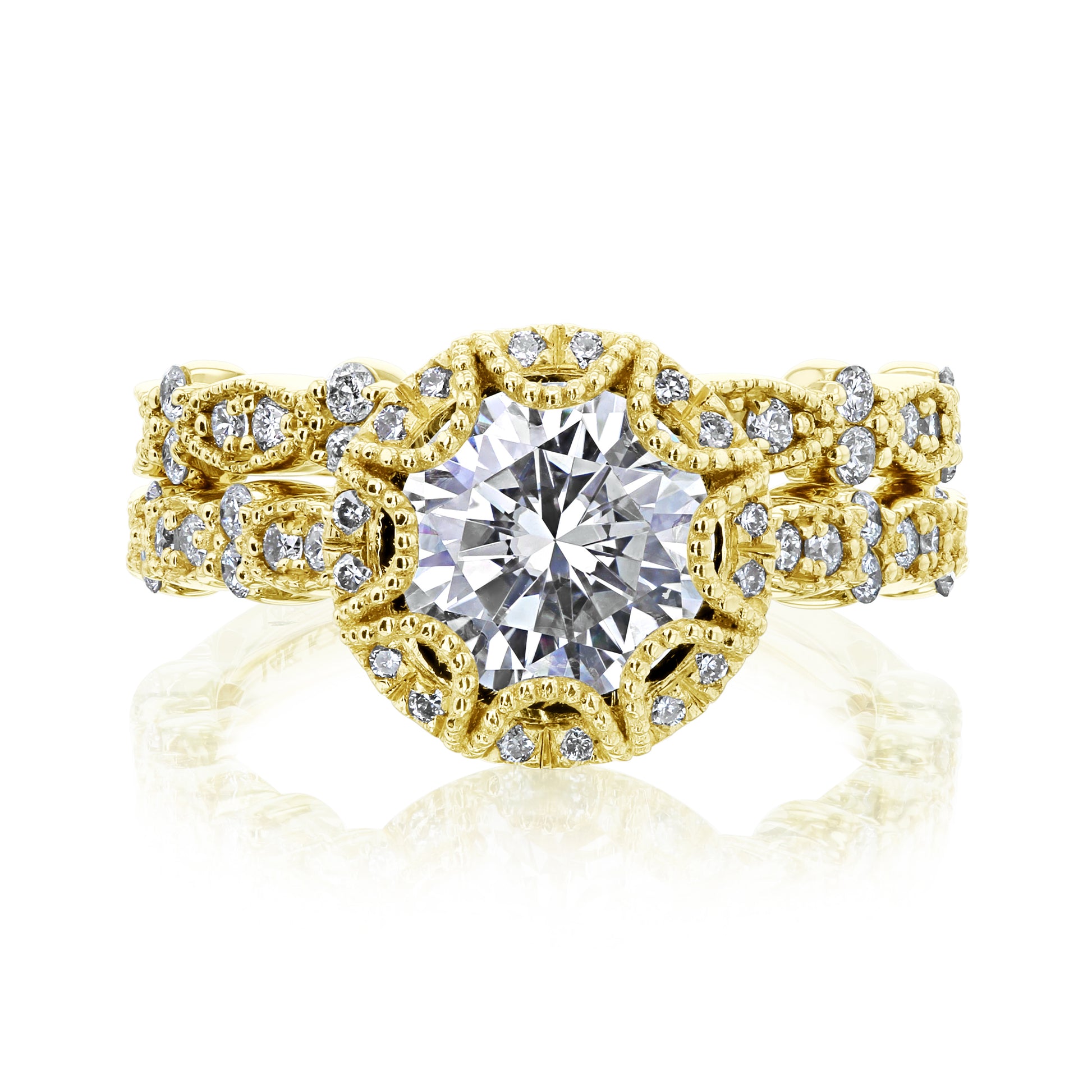 2 Carat Moissanite Rory Bridal Set