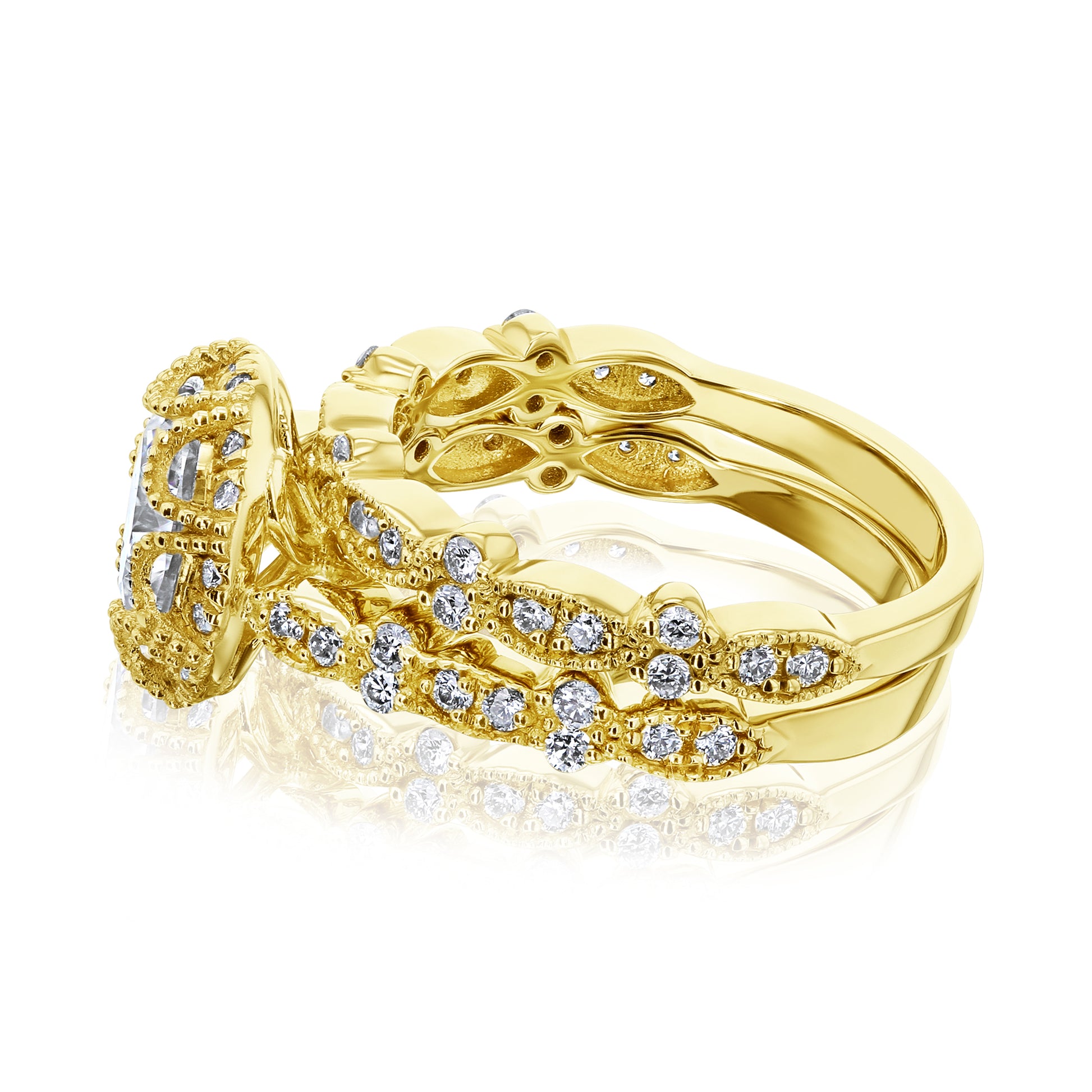 2 Carat Moissanite Rory Bridal Set