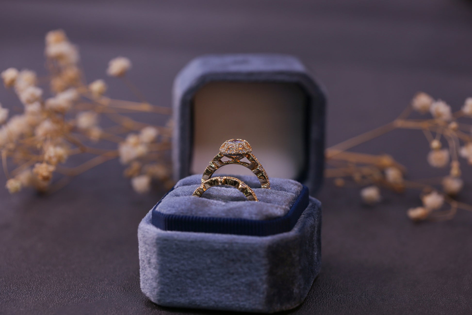 2 Carat Moissanite Rory Bridal Set