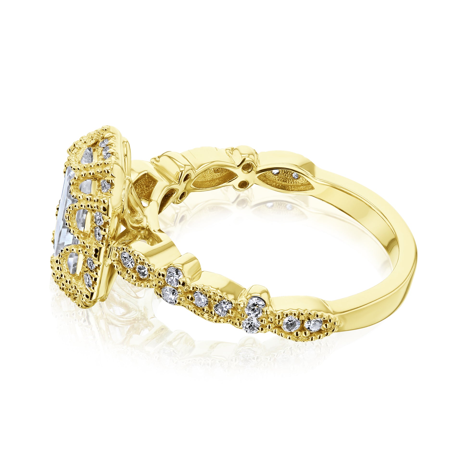 2.1 Carat Moissanite Racquel Ring