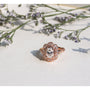 Kobelli Vintage Cathedral Rose Gold Engagement Ring