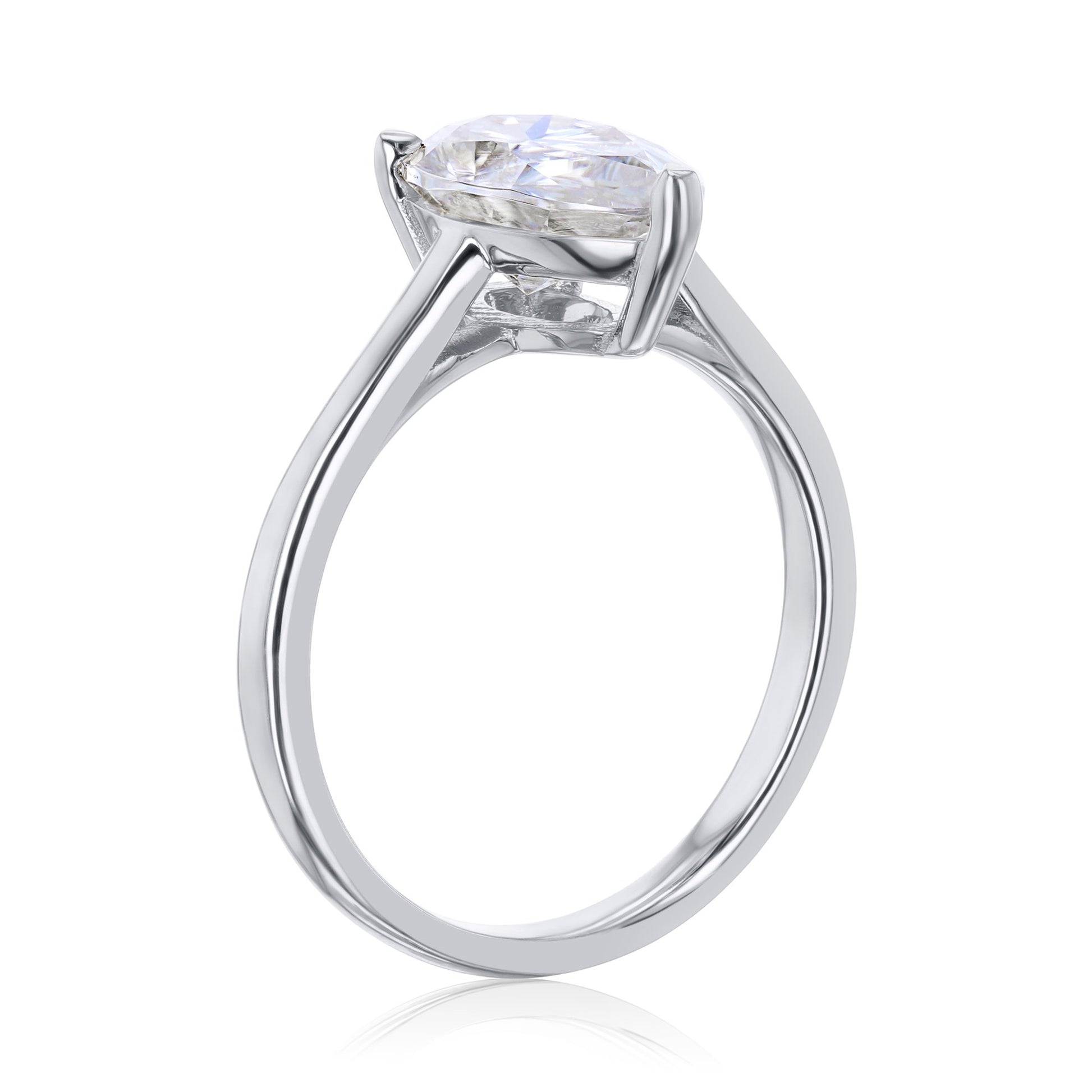 Kobelli Pauline Pear Solitaire Ring 