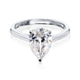 Kobelli Pauline Pear Solitaire Ring 