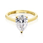 Kobelli Pauline Pear Solitaire Ring 