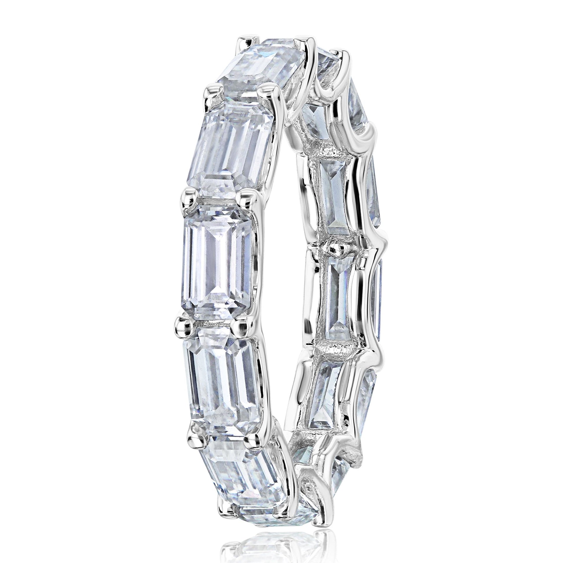 Kobelli East West Moissanite Eternity Band