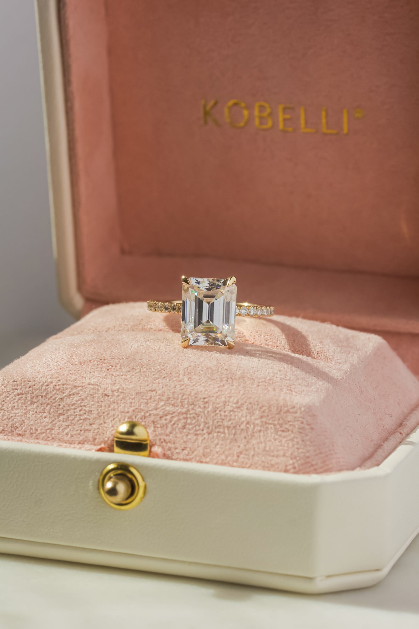 3.86 Carat Moissanite Butterfly Basket Singapore Ring