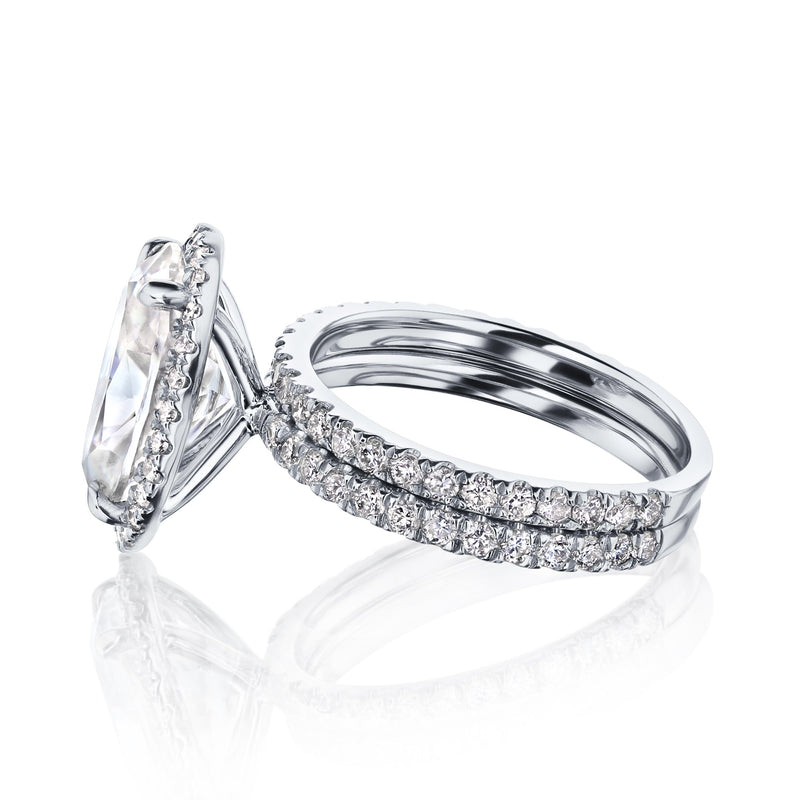 Kobelli Moissanite Wedding Ring Set