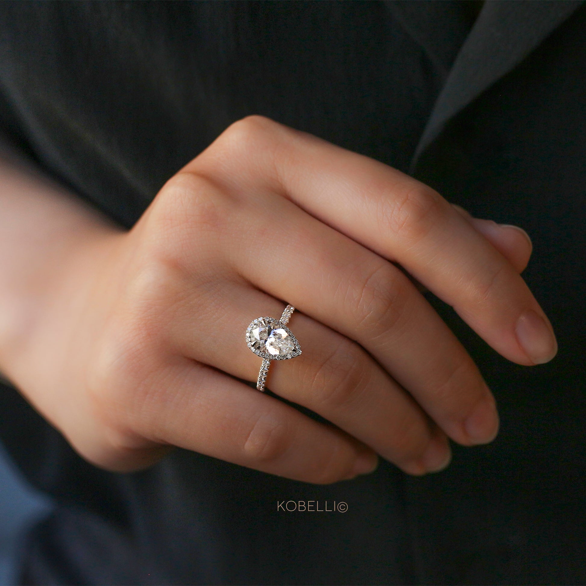 2 Carat Moissanite Paige Ring