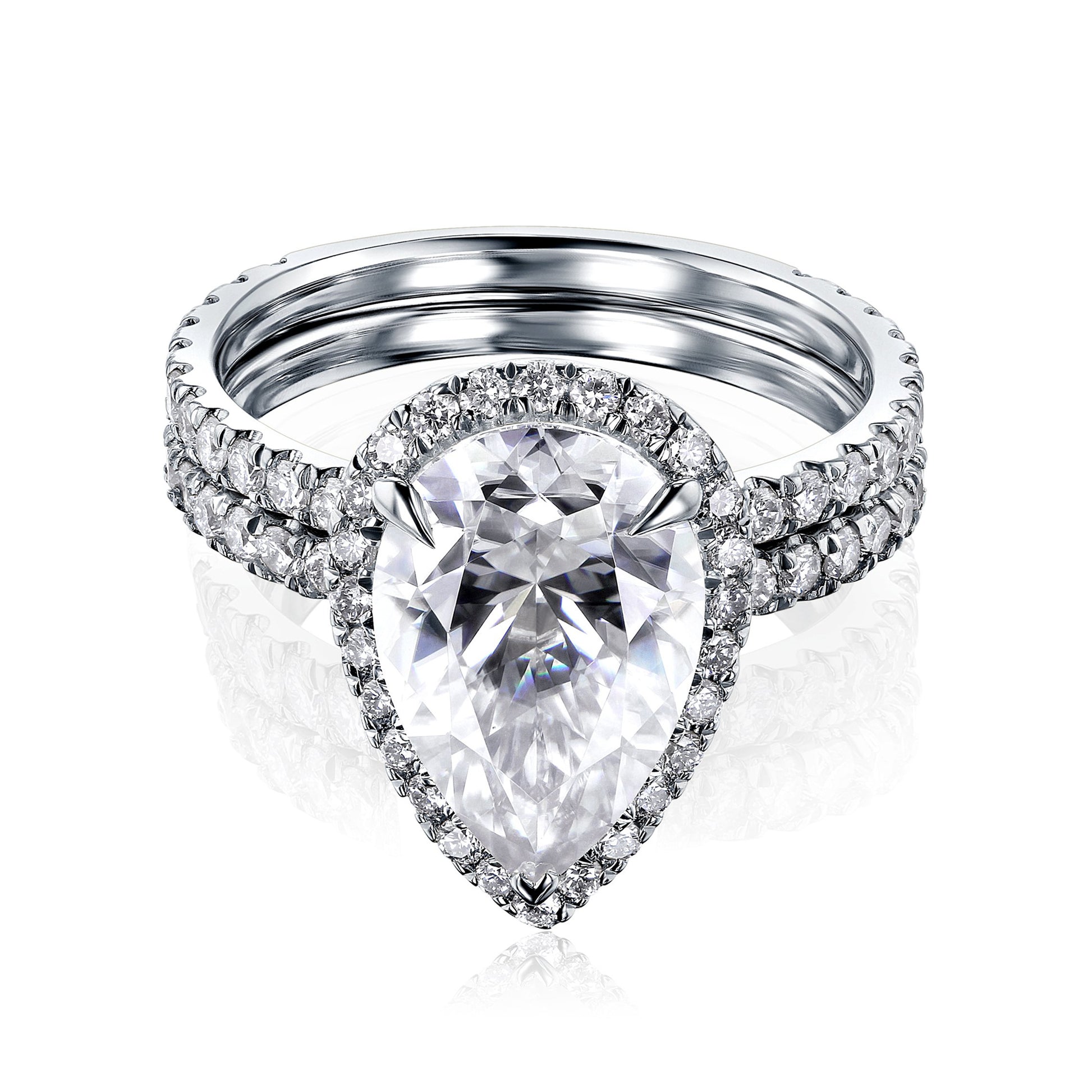 4.5 Carat Moissanite Paige Bridal Set
